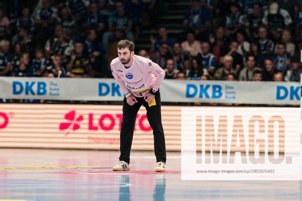 Matija Spikic (ThSV Eisenach, 01) GER, ThSV Eisenach gegen SG BBM Bietigheim, 1. Opel Handballbundesliga, Handball, 4.Spieltag, Saison 2026 2027, 19.00 Uhr, 10.09.2026 GER, ThSV Eisenach gegen SG BBM Bietigheim, 1. Opel Handballbundesliga, Handball, 4.Spieltag, Saison 2026 2027, 19.00 Uhr, 10.09.2026 Eisenach