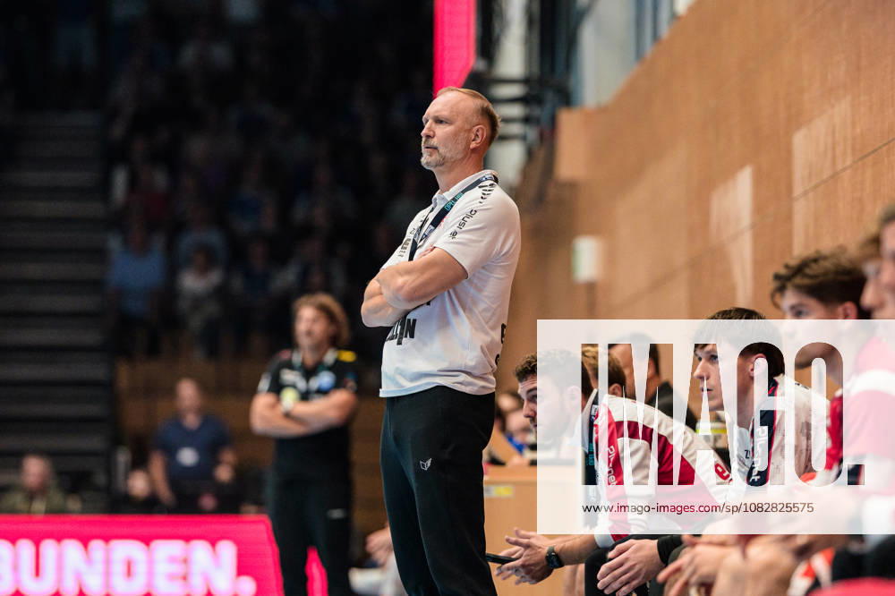 Hartmut Mayerhoffer (SG BBM Bietigheim, Trainer) GER, ThSV Eisenach gegen SG BBM Bietigheim, 1. Opel Handballbundesliga, Handball, 4.Spieltag, Saison 2026 2027, 19.00 Uhr, 10.09.2026 GER, ThSV Eisenach gegen SG BBM Bietigheim, 1. Opel Handballbundesliga, Handball, 4.Spieltag, Saison 2026 2027, 19.00 Uhr, 10.09.2026 Eisenach