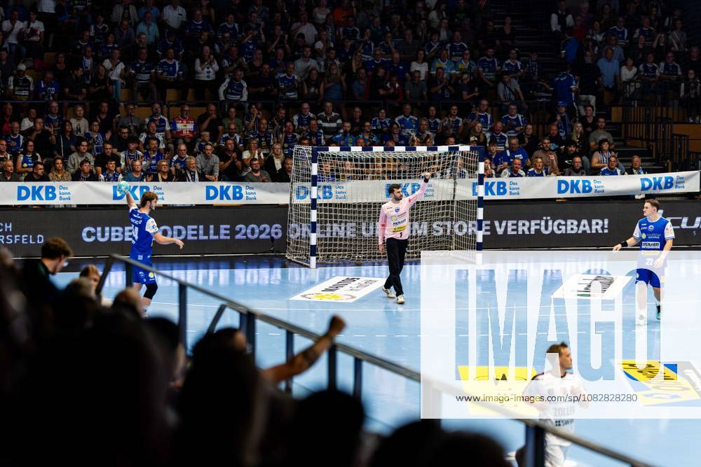 GER, Handball, Maenner, Saison 26 27, Opel 1.Bl, 4.Spieltag, ThSV Eisenach - SG BBM Bietigheim Matija Spikic (ThSV Eisenach,1) 99817 Eisenach Werner-Assmann-Halle Am Sportp Thueringen Deutschland