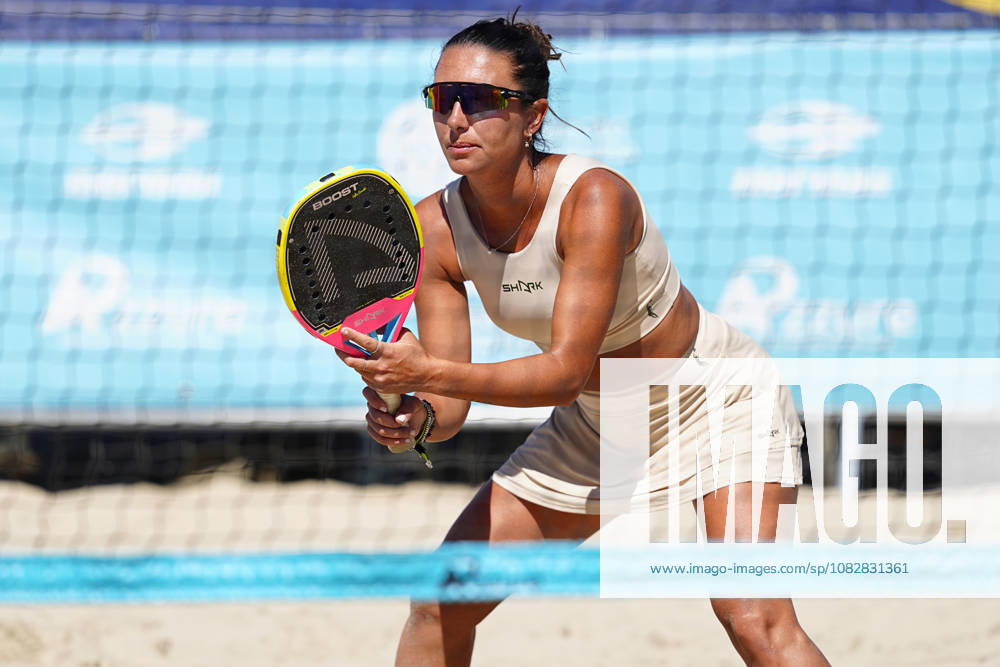 2026 Beach Tennis World Championships - Day2 MATOSINHOS, PORTUGAL - SEPTEMBER 10: Sofia Cimatti of Italy looks on during the 2026 Beach Tennis World Championships in Matosinhos, Portugal, on 10 September 2026. Matosinhos Praia de Matosinhos Porto Portugal