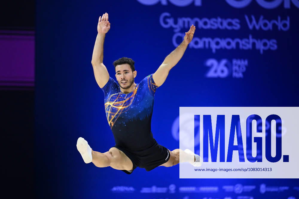 IPA88432251 - Davide NACCI (ITA) at the 19th World Aerobic Gymnastics Championships in Pamplona, Spain, on September 12, 2026