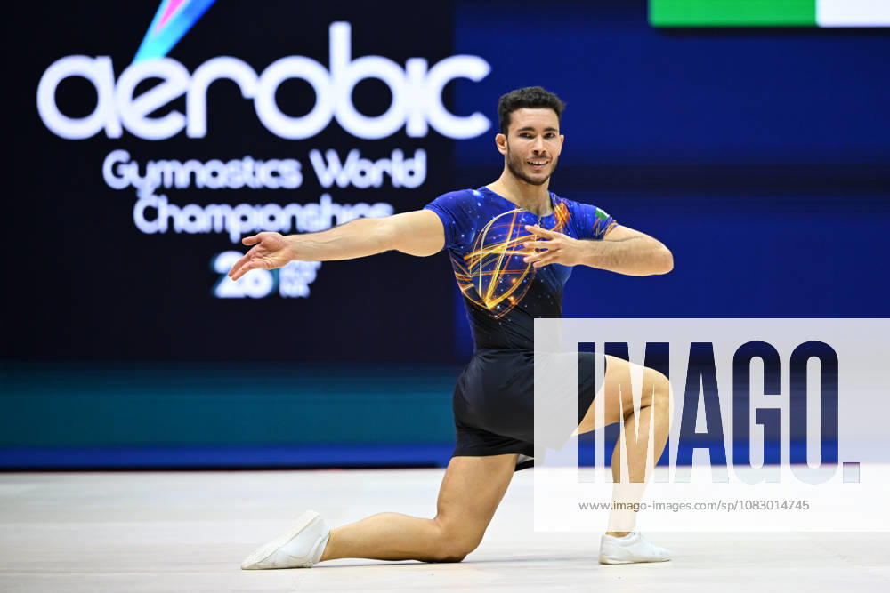IPA88432275 - Davide NACCI (ITA) during the 19th World Aerobic Gymnastics Championships in Pamplona, Spain, on September 12, 2026
