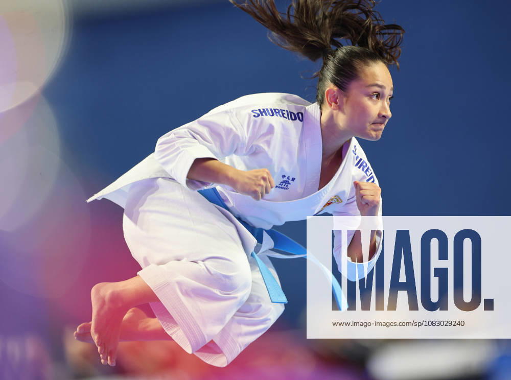 REPRO FREE *PRESS RELEASE NO REPRODUCTION FEE* 2026 ONAKAI Karate Irish Open, Ireland National Indoor Arena, Blanchardstown 12 9 2026 Soraya Wahjudi of Netherlands competing in the Female Senior Kata competition Soraya Wahjudi competing in the Female Senior Kata competition 12 9 2026