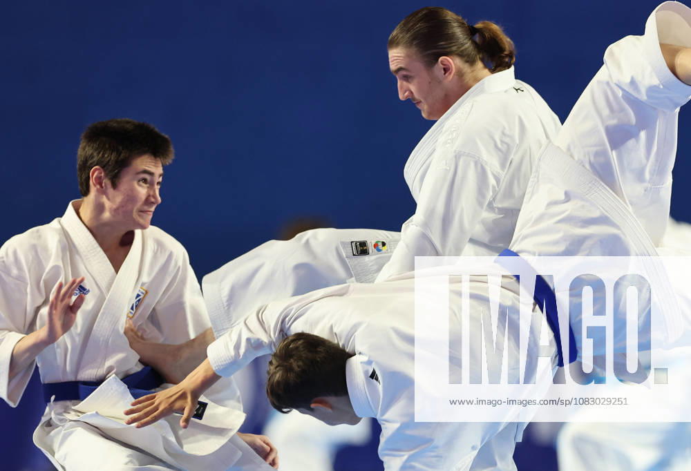REPRO FREE *PRESS RELEASE NO REPRODUCTION FEE* 2026 ONAKAI Karate Irish Open, Ireland National Indoor Arena, Blanchardstown 12 9 2026 Alba Karates Leo Erdmanis of Scotland compete in the Team Kata Final Alba Karates Leo Erdmanis compete in the Team Kata Final 12 9 2026