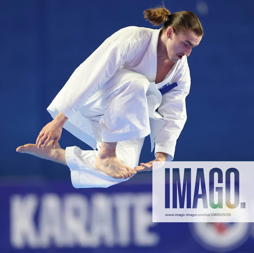REPRO FREE *PRESS RELEASE NO REPRODUCTION FEE* 2026 ONAKAI Karate Irish Open, Ireland National Indoor Arena, Blanchardstown 12 9 2026 Alba Karates Leo Erdmanis of Scotland compete in the Team Kata Final Alba Karates Leo Erdmanis compete in the Team Kata Final 12 9 2026