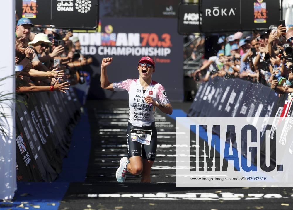 Ironman 70.3 femmes PHOTOPQR NICE MATIN Dylan Meiffret ; Nice ; 12 09 2026 ; Premier jour féminin de l Ironman 70.3 a Nice ICI : La suisse Alanis Siffert arrive 3e - Nice, France, September 12, 2026. The first day of the 2026 IRONMAN 70.3 World Championship, WM, Weltmeisterschaft in Nice, dedicated to the women’s race. Professional women started at 7 a.m. from Plage des Ponchettes, followed by age-group competitors. The triathlon consists of a 1.9 km swim, a 90 km bike course through the Alpes-Maritimes and a 21.1 km run along the Promenade des Anglais. Nice France