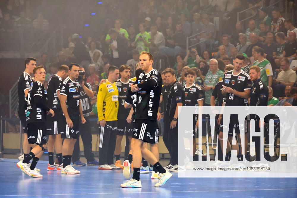 GER Deutschland, Handball, EHF Champions League, 16.09.2026, Saison 2026 2027, Berlin, Fuechse Berlin vs Veszprem HC Fuechse-Spielerkreis, Mathias Gidsel ( Fuechse Berlin 19 ) nordphoto GmbH Engler Berlin Max-Schmeling-Halle Berlin Deutschland