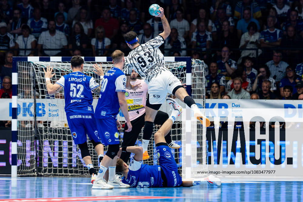 GER, Handball, Maenner, Saison 26 27, Opel 1.Bl, 5.Spieltag, ThSV Eisenach - THW Kiel Veron Nacinovic (THW Kiel) 99817 Eisenach Werner-Assmann-Halle Am Sportpark Thueringen Deutschland