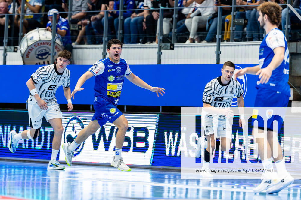 GER, Handball, Maenner, Saison 26 27, Opel 1.Bl, 5.Spieltag, ThSV Eisenach - THW Kiel Gian Attenhofer (ThSV Eisenach,11) 99817 Eisenach Werner-Assmann-Halle Am Sportpark Thueringen Deutschland