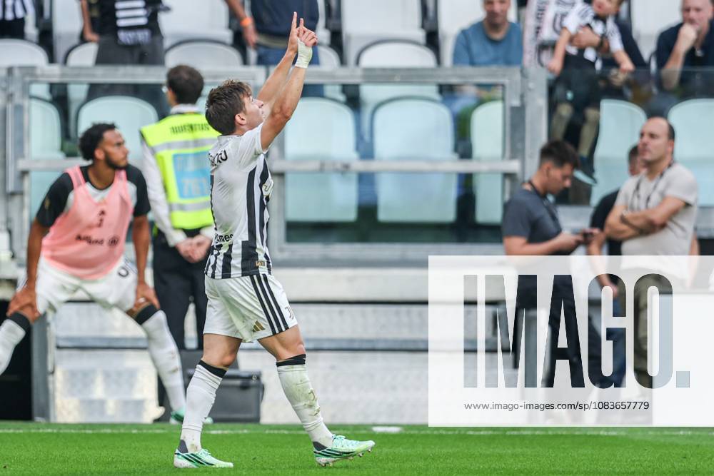 Francisco Conceicao (Juventus) celebrates after scoring a goal during Serie A 2026 2027 match between Juventus and Atalanta..Final Score: Juventus 2-0 Atalanta Turin Italy - ZUMAs197 20260920_aaa_s197_986