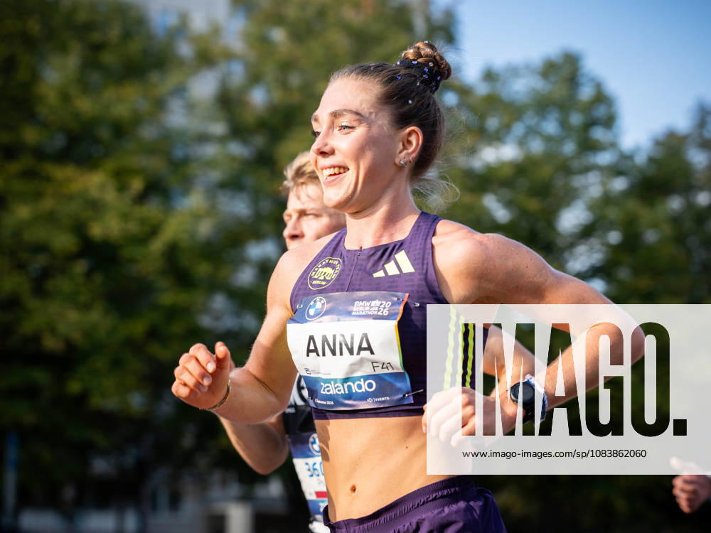 Anna Langerwisch (GER, Marathon Team Berlin) competing during the 52. BMW Berlin Marathon at Berlin on September 27, 2026 in Berlin, Germany.
