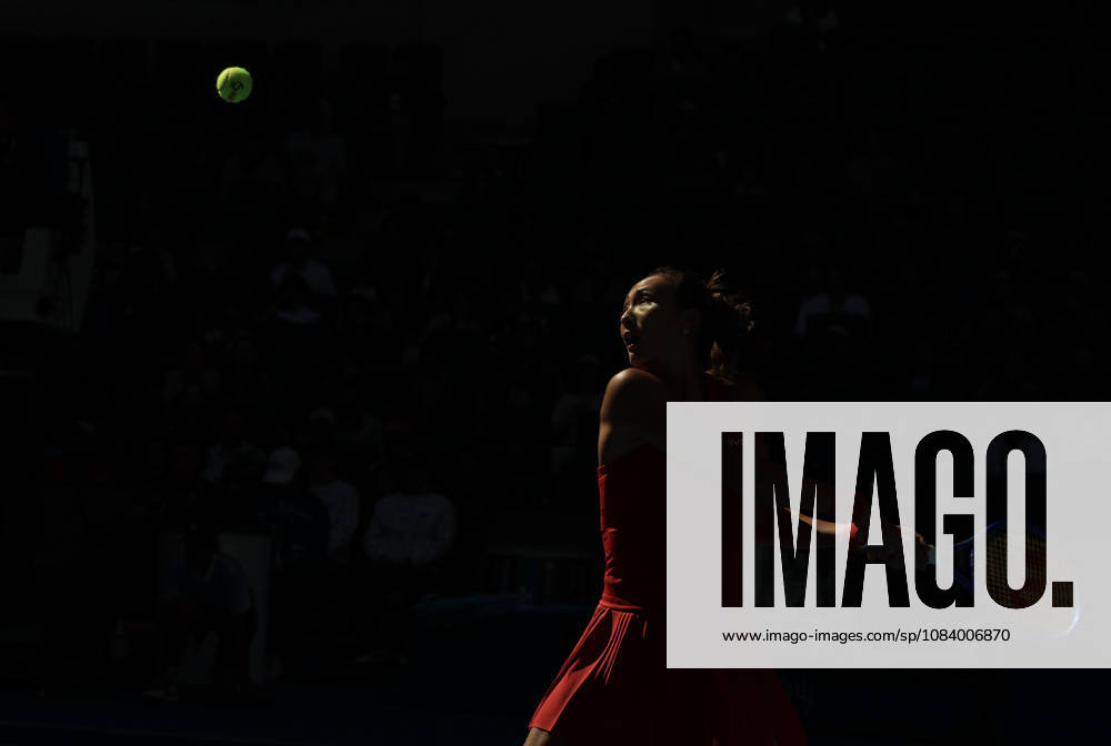 (261001) -- BEIJING, Oct. 1, 2026 -- Zheng Qinwen competes during the women s singles first round match between Zheng Qinwen of China and Shi Han of China at 2026 China Open tennis tournament in Beijing, China, Oct. 1, 2026. ) (SP)CHINA-BEIJING-TENNIS-CHINA OPEN-WOMEN S SINGLES(CN) BaixXuefei