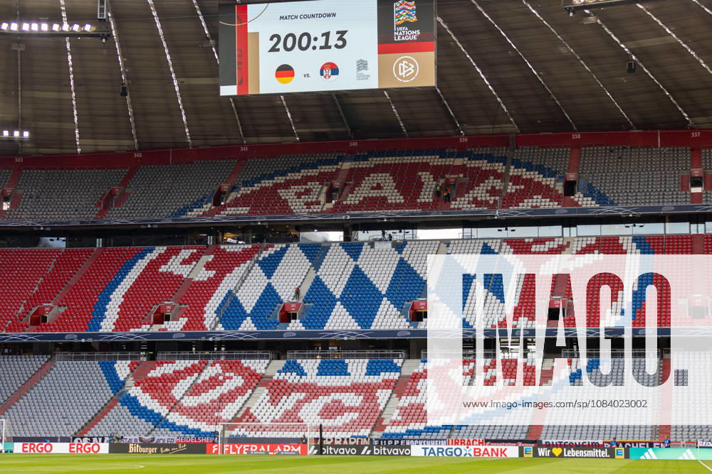 Fussball: UEFA Nations League 2026 - 2027, 3. Spieltag - Deutschland vs Serbien - Allianz-Arena (München) : Tribüne