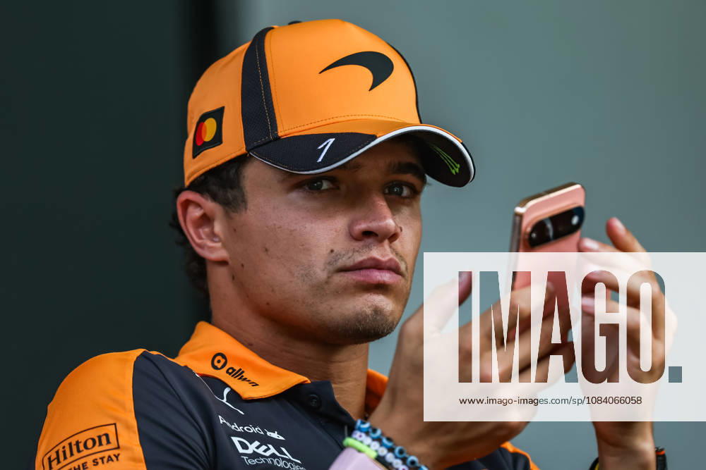 SEPANG, SGR - OCTOBER 03: Lando Norris of Great Britain and McLaren Mastercard F1 Team at the paddock of the Formula 1 Gulf Air Bahrain Grand Prix on October 03, 2026 held at Sepang International Circuit in Sepang, Malaysia. (Photo by Hazrin Yeob Men Shah Icon Sportswire) AUTO: OCT 03 F1 Bahrain Grand Prix in Malaysia Icon3782610030400