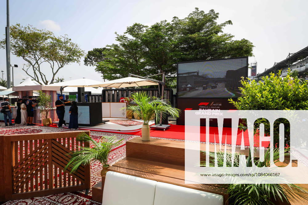 F1 - BAHRAIN GRAND PRIX IN MALAYSIA 2026 Bahrain furnitures in the paddock during the 2026 Formula 1 Bahrain Grand Prix in Malaysia, 16th round of the 2026 Formula One World Championship, WM, Weltmeisterschaft from October 2 to 4, 2026 on the Sepang International Circuit, in Sepang, Malaysia - SepangMalaysia
