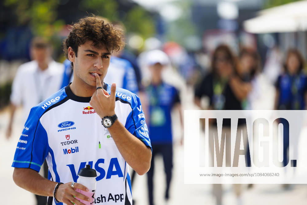 3rd October 2026; Sepang IC, Kuala Lumpur, Malaysia; Formula 1, Bahrain Grand Prix, Qualifying Day; Arvid Lindblad (41) of Great Britain and Visa Cash App Racing Bulls Formula One Team arriving StephenxBlackberry