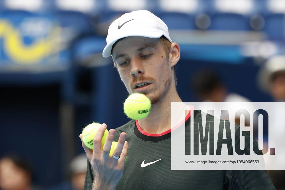Denis Shapovalov (Canada) in action against Alejandro Tabilo (Chile) during their Round of 16 match at the Kinoshita Group Japan Open Tennis Championships at Ariake Colosseum in Tokyo. The tournament runs from September 29 to October 6. Shapovalov won 7-5, 3-6, 6-4. Tokyo Japan - ZUMAm191 20261003_aap_m191_003
