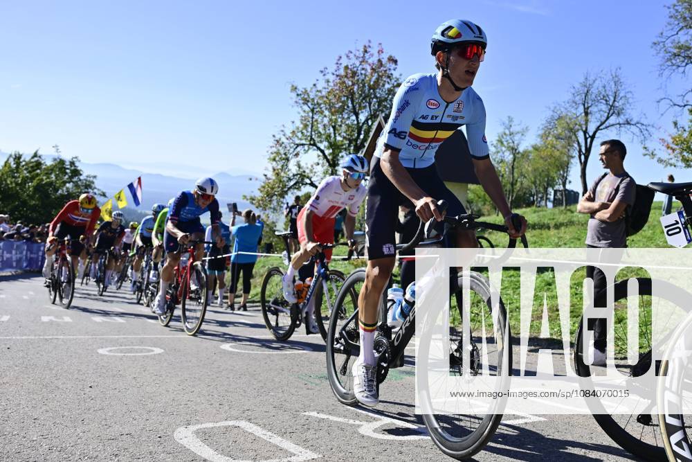 UEC 2026 Road European Championships Ljubljana 03 10 2026 LJUBLJANA, SLOVENIA - OCTOBER 03 : Van Hissenhove Stan ( Belgium) during the Men Junior cycling road race of the 2026 UEC Road European Championships Ljubljana. An UCI Continental Championships cycling race of 110,5 km with start and finish in Sencur on October 3, 2026 in Ljubljana, Slovenia, 03 10 2026 Ljubljana Slovenia