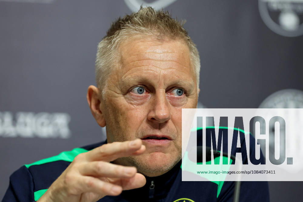 Republic of Ireland press conference, PK, Pressekonferenz TSC Arena, BaÄka Topola, Serbia 3 10 2026 Manager Heimir Hallgrimsson Heimir Hallgrimsson 3 10 2026
