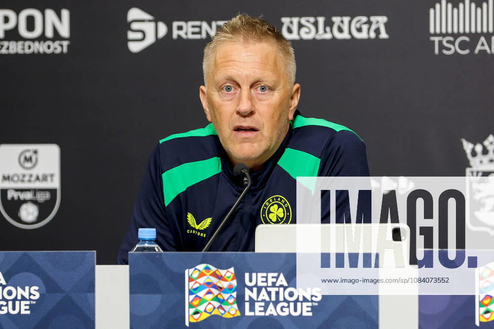 Republic of Ireland press conference, PK, Pressekonferenz TSC Arena, BaÄka Topola, Serbia 3 10 2026 Manager Heimir Hallgrimsson Heimir Hallgrimsson 3 10 2026