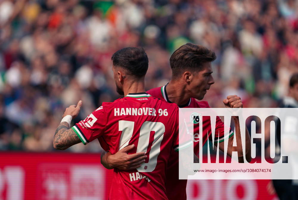 Deutschland: Fussball Testspiel Vereine 2026 2027, Freundschaftsspiel - Hannover 96 vs SC Verl - Heinz von Heiden Arena (Hannover): Tor und Torjubel zum Marcel Hartel (Hannover 96, 10)
