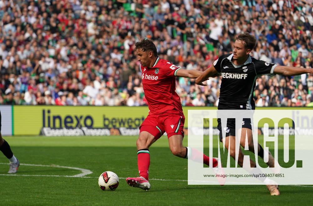 Deutschland: Fussball Testspiel Vereine 2026 2027, Freundschaftsspiel - Hannover 96 vs SC Verl - Heinz von Heiden Arena (Hannover): Torchance Benedikt Pichler (Hannover 96, 11)