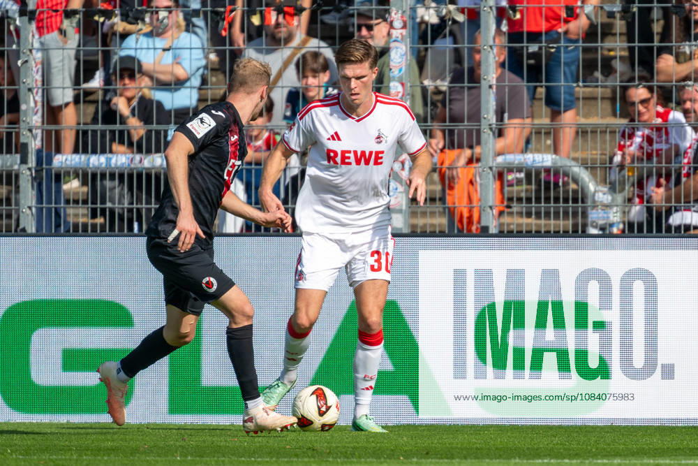 Zweikampf zwischen Meiko Sponsel (Viktoria Koeln, 19) und Marius Buelter (1. FC Koeln, 30). FC Viktoria Koeln vs. FC Hansa Rostock , Fussball, 3. Liga, 05. Spieltag, Saison 2026 2027, 11.09.2026 DFL DFB Regulations prohibit any use of Photographs as image sequences and or Quasivideo FC Viktoria Koeln vs. FC Hansa Rostock, Fussball, 3. Liga, 05. Spieltag, Saison 2026 2027, 11.09.2026 Koeln
