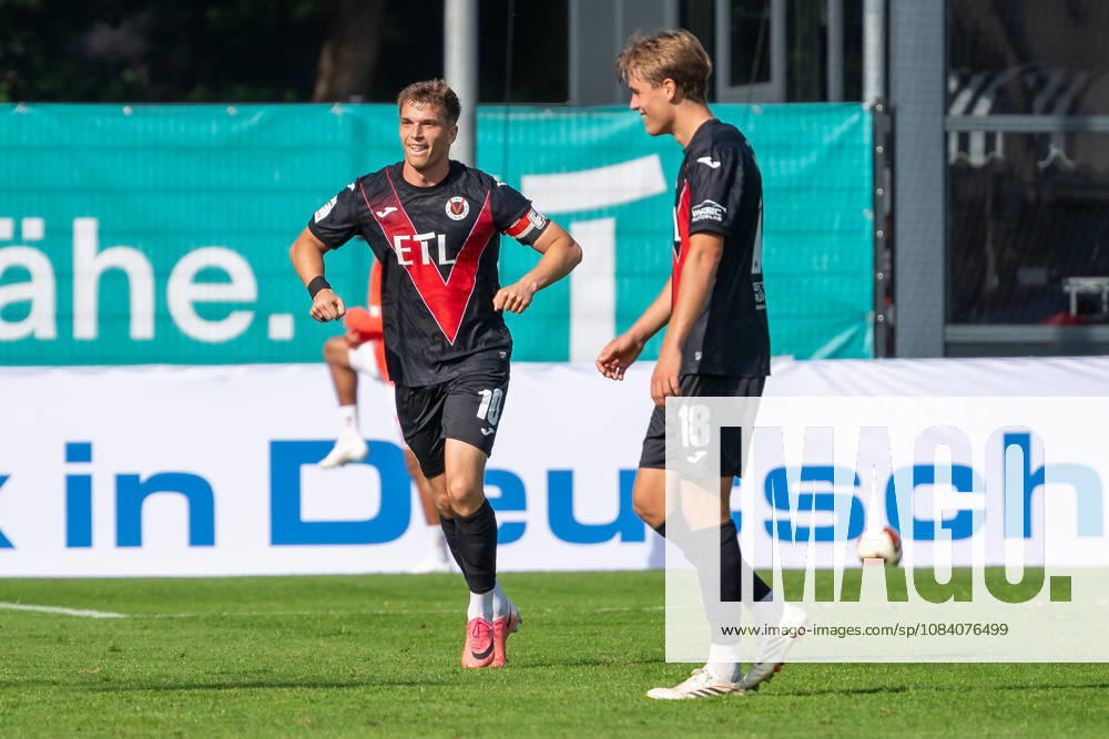 David Otto (Viktoria Koeln, 10) bejubelt das Tor zum 2:1. Dabei Tim Kloss (Viktoria Koeln, 18). FC Viktoria Koeln vs. FC Hansa Rostock , Fussball, 3. Liga, 05. Spieltag, Saison 2026 2027, 11.09.2026 DFL DFB Regulations prohibit any use of Photographs as image sequences and or Quasivideo FC Viktoria Koeln vs. FC Hansa Rostock, Fussball, 3. Liga, 05. Spieltag, Saison 2026 2027, 11.09.2026 Koeln
