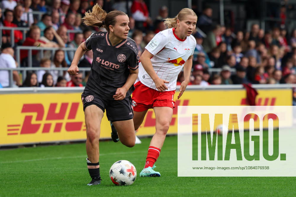 Deutschland: Fußball Google Pixel Frauen-Bundesliga 2026 - 2027, 6. Spieltag - RB Leipzig gegen FSV Mainz 05, Trainingszentrum von RB Leipzig (Leipzig): Kara Bathmann (1. FSV Mainz 05 Frauen, 4) am Ball