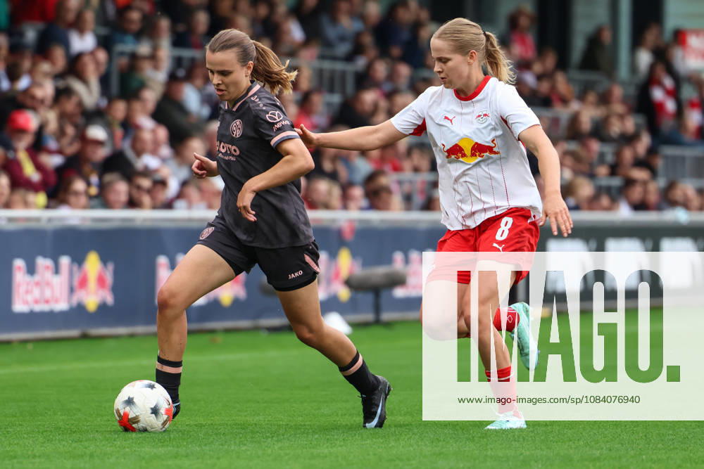 Deutschland: Fußball Google Pixel Frauen-Bundesliga 2026 - 2027, 6. Spieltag - RB Leipzig gegen FSV Mainz 05, Trainingszentrum von RB Leipzig (Leipzig): Kara Bathmann (1. FSV Mainz 05 Frauen, 4) am Ball