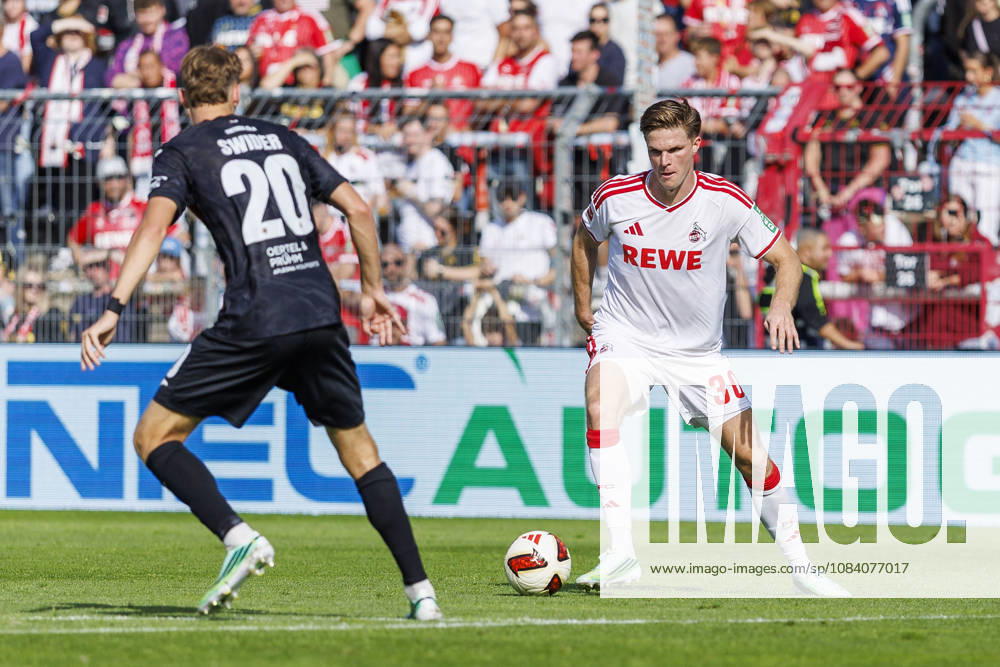 Marius Bülter (1. FC Köln, 30) during the friendly match between FC Viktoria Köln vs. 1. FC Köln at the Sportpark Hoehenberg on October 3, 2026 in Koeln, Germany. DFL REGULATIONS PROHIBIT ANY USE OF PHOTOGRAPHS AS IMAGE SEQUENCES AND OR QUASI-VIDEO. Nordrhein-Westfalen Germany