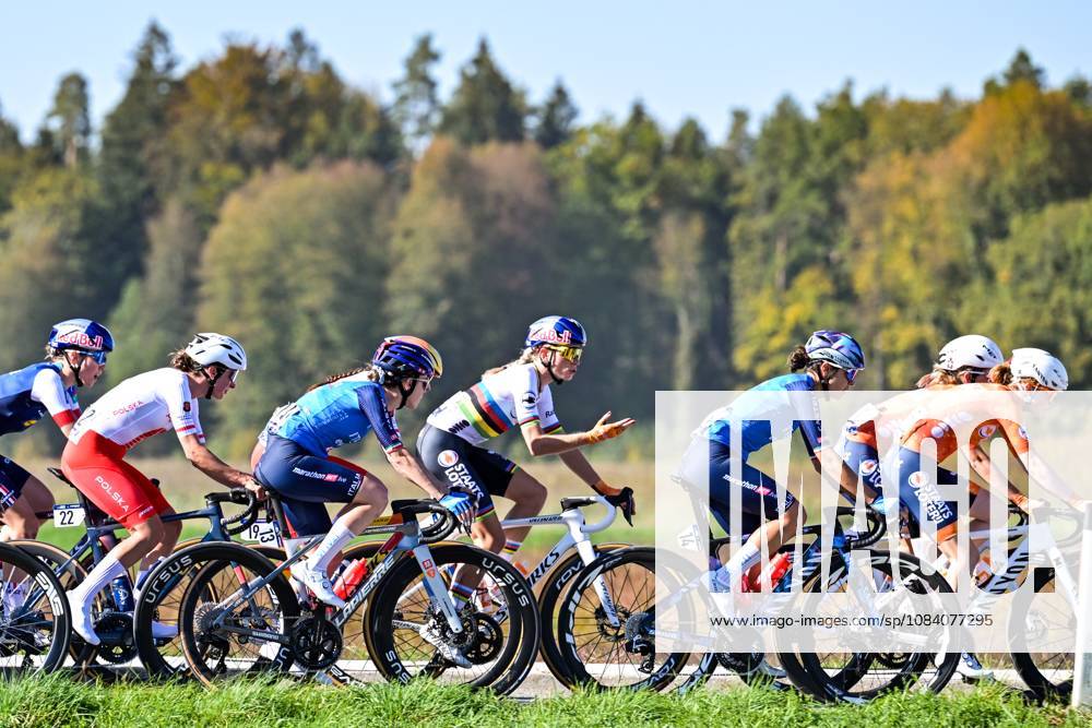 Dutch Demi Vollering is pictured in action during the elite women Road Race race (130 km) at the cycling UEC Road European Championships, in Ljubljana, Slovenia Saturday 3 October 2026. The UEC Road European Championships are taking place from 02 to 07 October in Ljubljana, Slovenia. DAVIDxPINTENS x188613314x