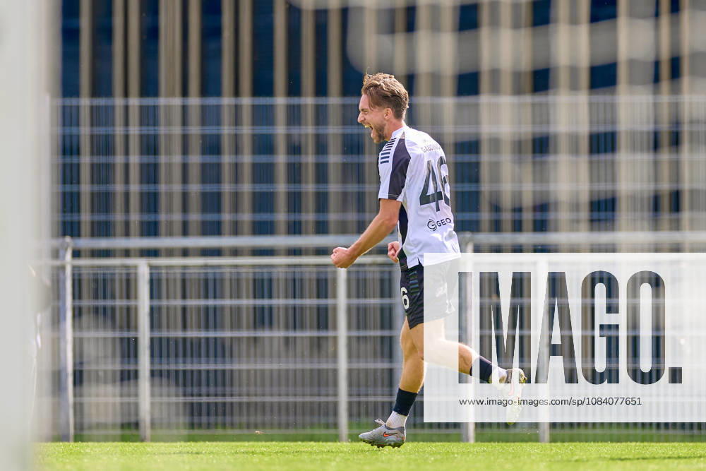 Torjubel Gianluca Gaudino (VfR Aalen, 46) ueber sein Tor, Treffer zur 1:0 Fuehrung fuer Aalen GER, VfR Aalen vs. FSV Frankfurt, Fussball, Regionalliga Suedwest - Herren, 10. Spieltag, Spielzeit 2026 2027, 03.10.2026 GER, VfR Aalen vs. FSV Frankfurt, Fussball, Regionalliga Suedwest - Herren, 10. Spieltag, Spielzeit 2026 2027, 03.10.2026 Aalen
