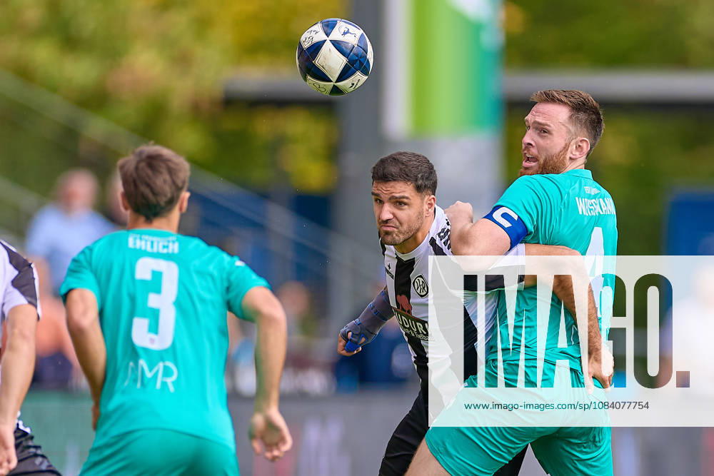 Christoph Ehlich (FSV Frankfurt, 03), Michael Kleinschrodt (VfR Aalen, 09), Tim Weissmann (FSV Frankfurt, 04) GER, VfR Aalen vs. FSV Frankfurt, Fussball, Regionalliga Suedwest - Herren, 10. Spieltag, Spielzeit 2026 2027, 03.10.2026 GER, VfR Aalen vs. FSV Frankfurt, Fussball, Regionalliga Suedwest - Herren, 10. Spieltag, Spielzeit 2026 2027, 03.10.2026 Aalen