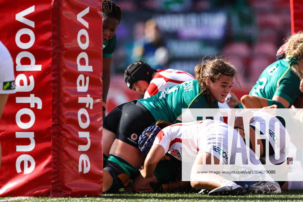 Women s International Test Match, Virgin Media Park, Cork 3 10 2026 Ireland vs Japan Ireland s Jane Clohessy as Eilis Cahill scores her side s first try Jane Clohessy as Eilis Cahill scores her side s first try 3 10 2026