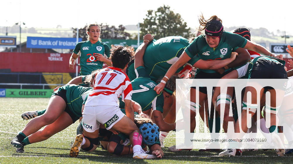 Women s International Test Match, Virgin Media Park, Cork 3 10 2026 Ireland vs Japan Ireland s Brittany Hogan scores her side s second try Brittany Hogan scores her side s second try 3 10 2026