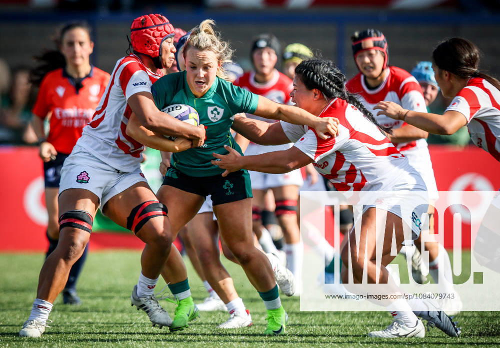 Women s International Test Match, Virgin Media Park, Cork 3 10 2026 Ireland vs Japan Ireland s Aoife Dalton comes up against Japan s Jennifer Nduka and Wako Kitano Aoife Dalton comes up against Jennifer Nduka and Wako Kitano 3 10 2026