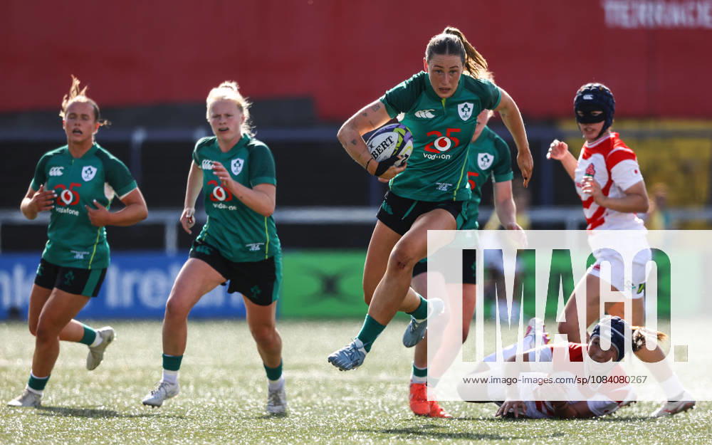 Women s International Test Match, Virgin Media Park, Cork 3 10 2026 Ireland vs Japan Ireland s Anna McGann makes a break Anna McGann makes a break 3 10 2026