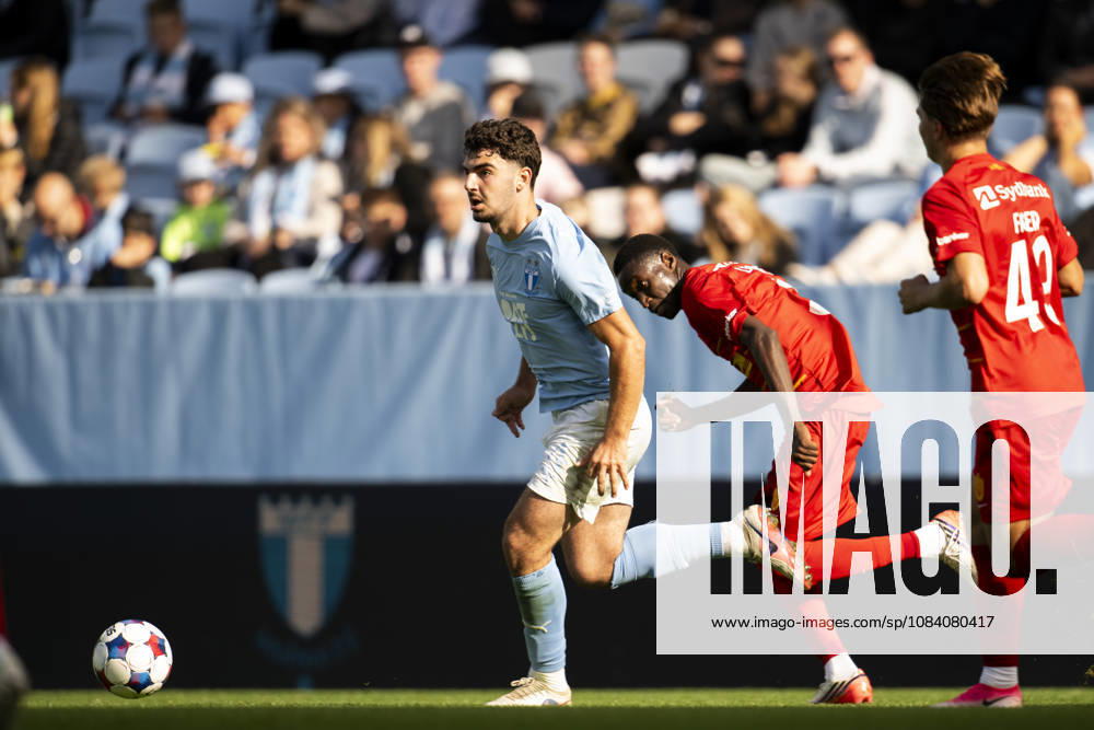 Bleon Kurtulus of Malmö FF during the Friendly match between Malmö FF and FC Nordsjälland on October 3, 2026 in Malmö. Photo: Avdo Bilkanovic BILDBYRAN COP 115 AB0391 fotboll football soccer fotball träningsmatch friendly match malmö ff fc nordsjälland bbeng