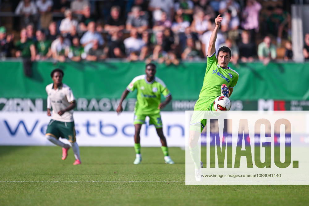 Fussball, Saison 2026 2027, Testspiel, SC Austria Lustenau - FC Schalke 04, Ron Schallenberg (FC Schalke 04) xRHR-FOTO YYx