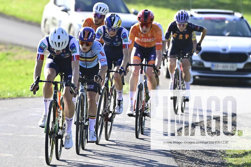 UEC 2026 Road European Championships Ljubljana 03 10 2026 LJUBLJANA, SLOVENIA - OCTOBER 03 : Belgian rider during the Women Elite cycling road race of the 2026 UEC Road European Championships Ljubljana. An UCI Continental Championships cycling race of 130 km with start in Ljubljana and finish in Sencur on October 3, 2026 in Ljubljana, Slovenia, 03 10 2026 Ljubljana Slovenia
