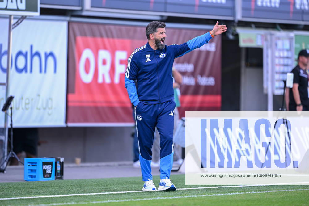 Fussball, Saison 2026 2027, Testspiel, SC Austria Lustenau - FC Schalke 04, Trainer Miron Muslic (FC Schalke 04) xRHR-FOTO YYx