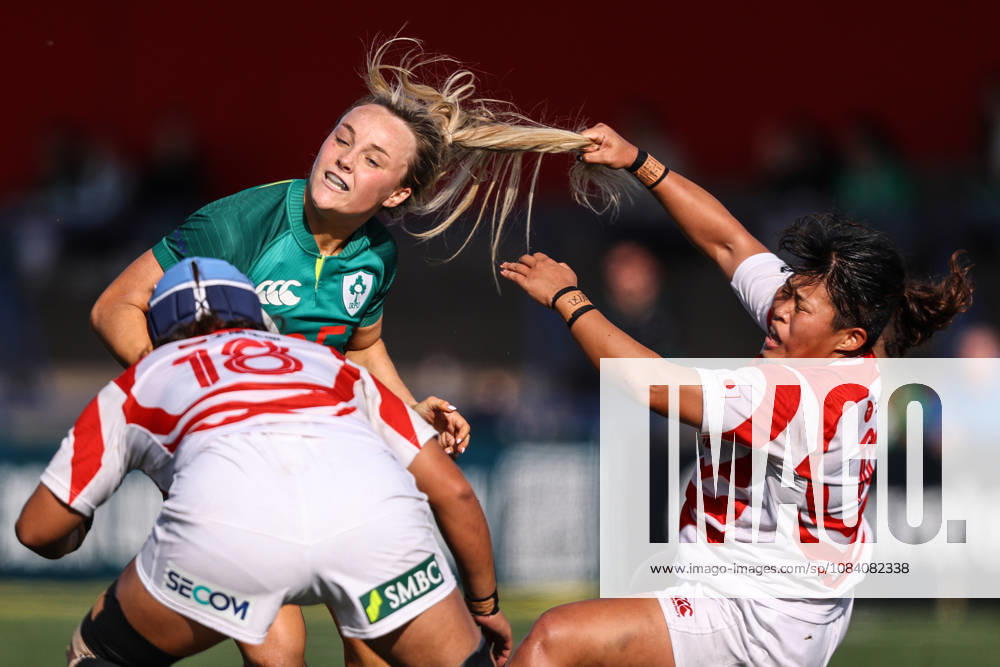 Women s International Test Match, Virgin Media Park, Cork 3 10 2026 Ireland vs Japan Ireland s Aoife Dalton has her hair pulled as she is tackled by Nijiho Nagata of Japan Aoife Dalton has her hair pulled as she is tackled by Nijiho Nagata 3 10 2026