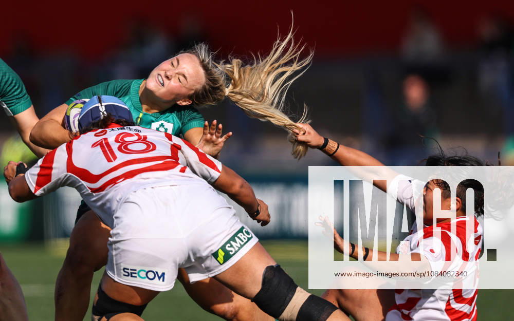 Women s International Test Match, Virgin Media Park, Cork 3 10 2026 Ireland vs Japan Ireland s Aoife Dalton has her hair pulled as she is tackled by Nijiho Nagata of Japan Aoife Dalton has her hair pulled as she is tackled by Nijiho Nagata 3 10 2026