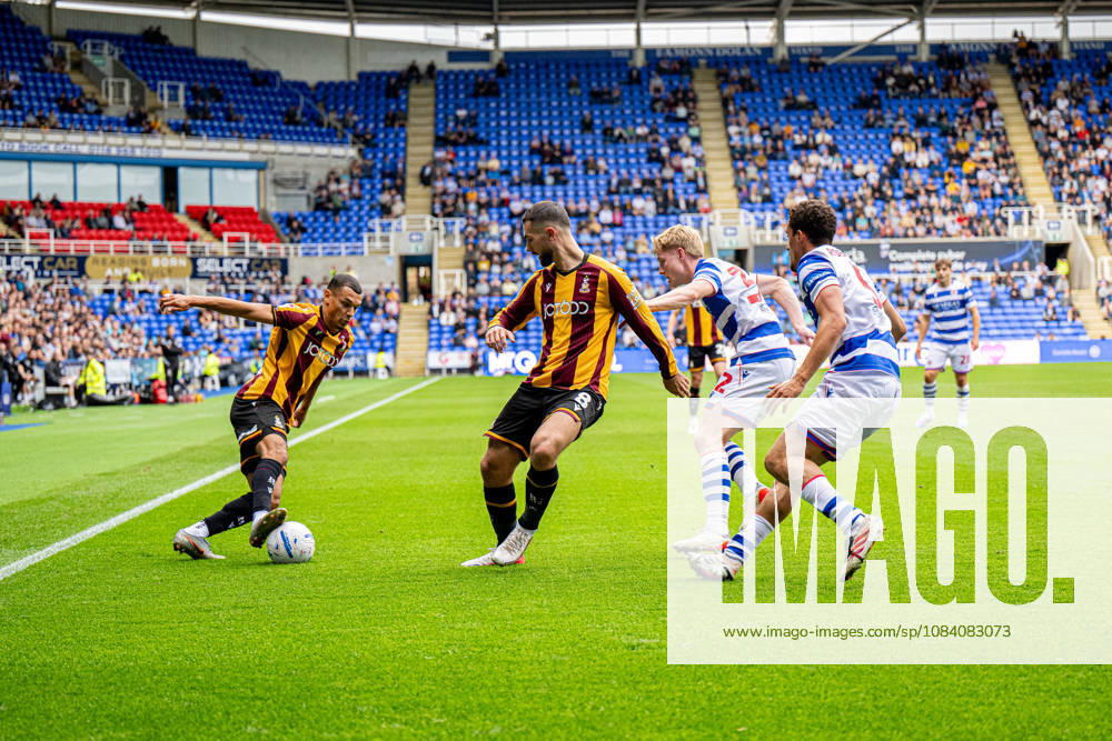 Reading v Bradford City, EFL Sky Bet League 1 Kayden Jackson of Bradford City during the EFL Sky Bet League 1 match between Reading and Bradford City at the Select Car Leasing Stadium, Reading, UK on 3 October 2026. Reading Select Car Leasing Stadium Berkshire UK Editorial use only DataCo restrictions apply See www.football-dataco.com ,