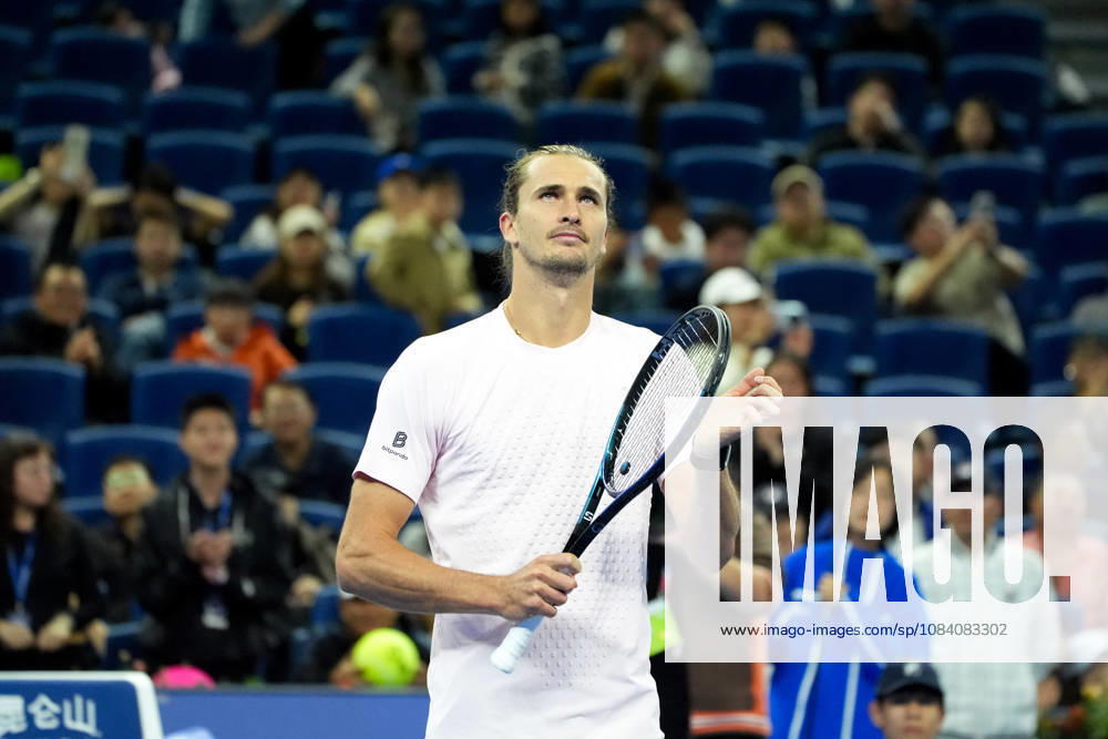 (261003) -- BEIJING, Oct. 3, 2026 -- Alexander Zverev of Germany greets spectators after defeating Shang Juncheng of China in the men s singles second round match at 2026 China Open tennis tournament in Beijing, China, Oct. 3, 2026. ) (SP)CHINA-BEIJING-TENNIS-CHINA OPEN-MEN S SINGLES(CN) XiexHan