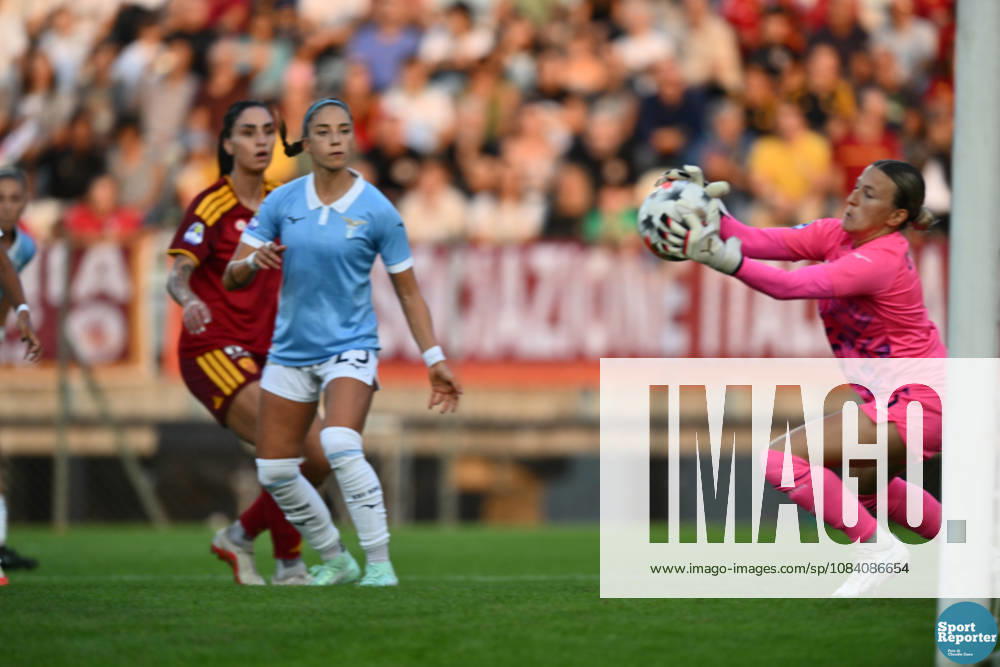 IPA89263839 - Sara Cetinja of S.S. Lazio during the Serie A Women s league match between Roma and Lazio, AS Roma vs. S.S. Lazio Women, Italian Serie A Women s soccer match in Rome, Italy