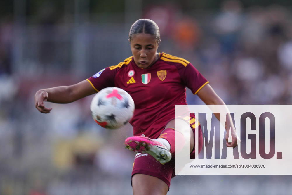 Romas Ella Ottey during the Serie A Women soccer match between Roma and Lazio at the Rome s Tre Fontane stadium, Italy - Saturday October 3, 2026 - Soccer ( Photo by Alfredo Falcone LaPresse )