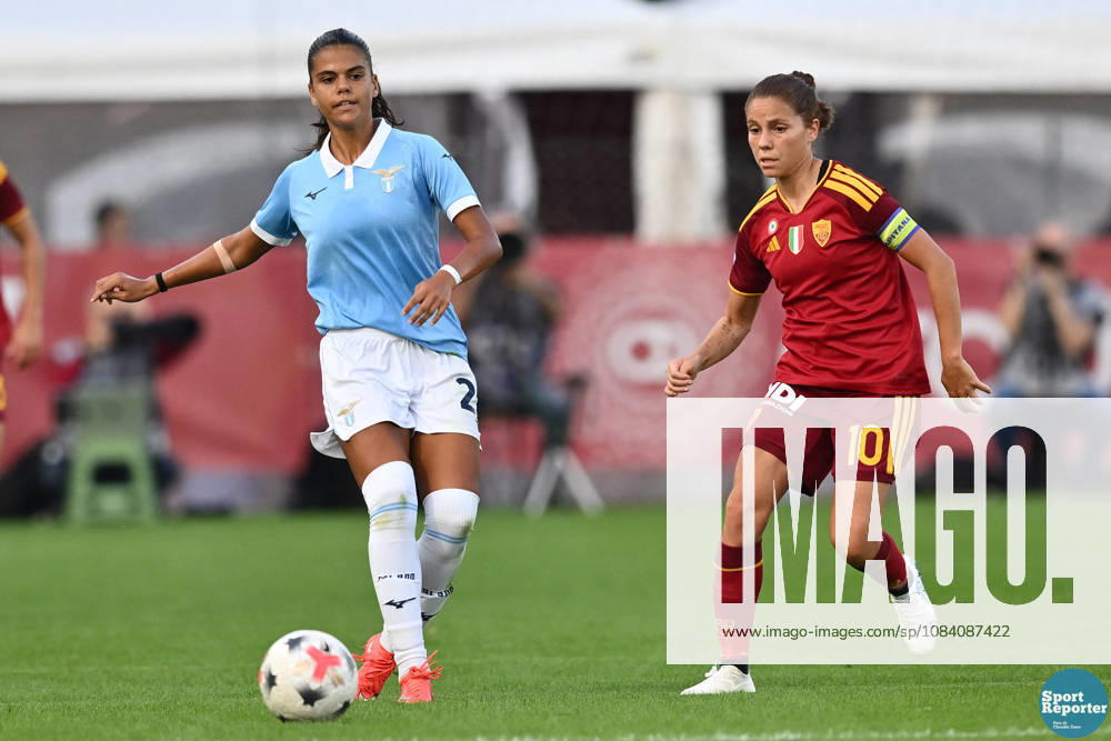 SOCCER - Women s Serie A - AS Roma vs. SS Lazio Women Photo by IPA ABACAPRESS.COM89263840 - Andrea Holmstrom of S.S. Lazio and Manuela Giugliano of A.S. Roma during the Serie A Women s League match between Roma and Lazio—the AS Roma vs. S.S. Lazio Women game, an Italian Serie A Women s match—in Rome, Italy, on October 3, 2026 Rome Italy