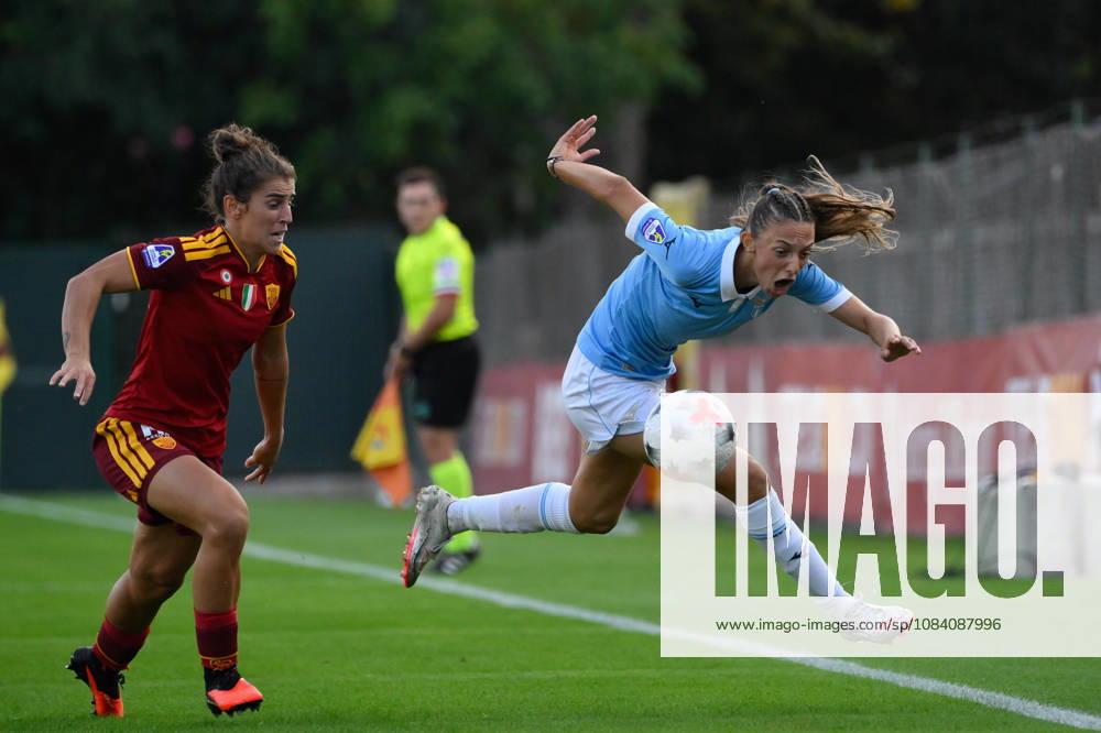 IPA89264631 - Martina Zanoli of Lazio Women during the Italian Women’s Serie A Athora 2026 2027 match between AS Roma Women and SS Lazio Women at the Tre Fontane Stadium on October 3, 2026.